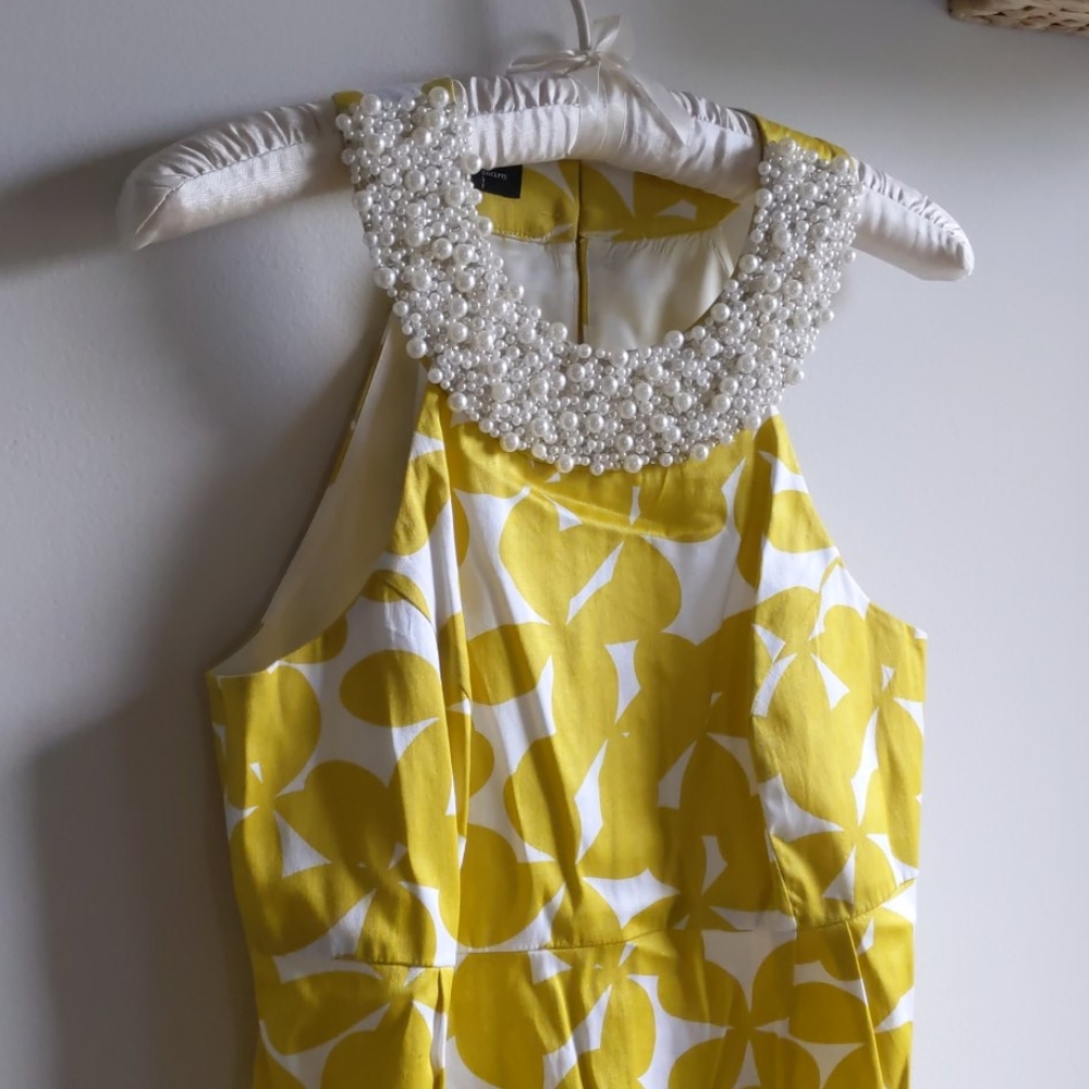 Like new INC dress with pearl embellishment